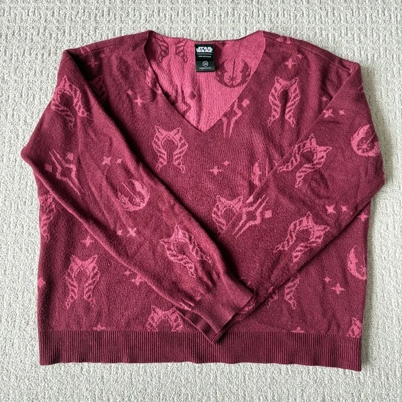 Her Universe Star Wars Ahsoka V-Neck Sweater Size SM - Picture 2 of 5